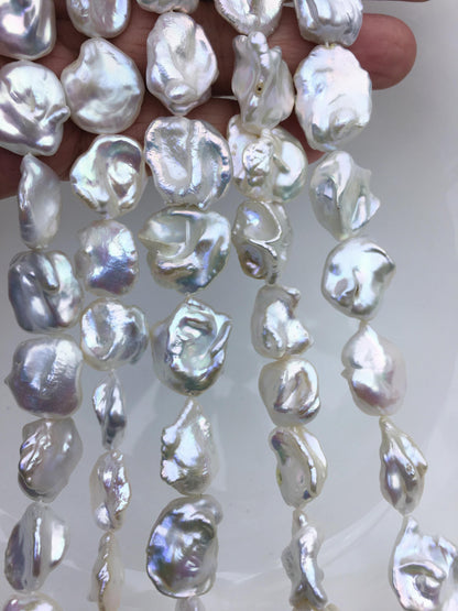 AA+ 14-17mm white keshi Freshwater Pearl,DIY Loose Freshwater Pearl,wholesale price,china wholesale pearl,ZS-200-88