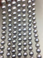 AAA- 9-11mm gray round freshwater pearls,Birthday,Graduation, mother day pearl gift,RP10-3A-4