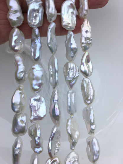 AA+ 11-13mm AA+ white keshi Freshwater Pearl,ZS-200-98