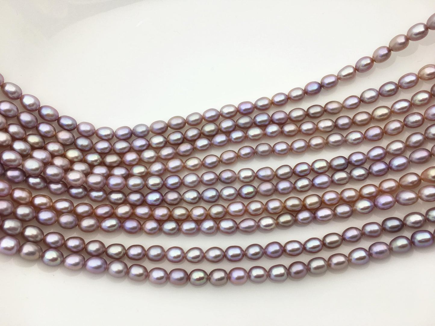 AAA 5.5-6mm purple oval pearl beads,high luster freshwater pearls,loose freshwater pearl,LR5-3A-54