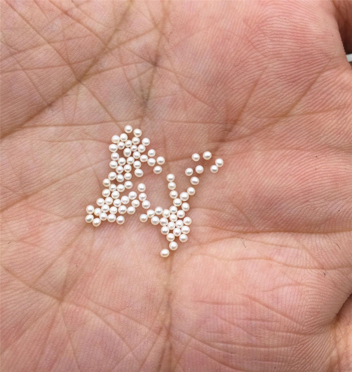 AAAA 1.3-1.5mm white round freshwater seed pearls,no hole,Cultured pearl,diy pearl beads,Happiness,birthday,RP1-4A-2