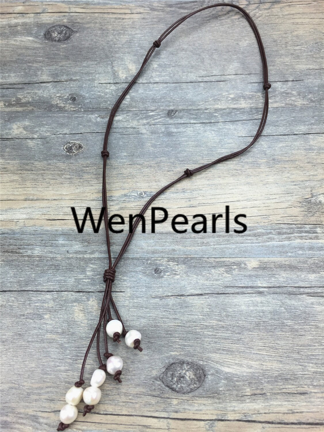 baroque pearls Drop leather necklace,wholesale,Select leather color,Leather Pearl necklace, Leather baroque pearl necklace,wholesale,Le1-012