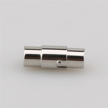 3pcs 2/3/4/6/8mm hole size stainless steel magent clasp,round leather cord bracelet necklace clasp,necklace clasp,bracelet clasp,AAL-006