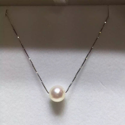 AAA 10-12mm round pearl necklace,handmade,pearl necklace,Faith Jewelry,Pearl Jewelry,pearl necklace,bridal set,bridal jewelry,NC1-006