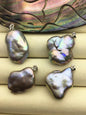 1pc AAA 17-20mm Huge Gray Baroque Coin Baroque pearl pendant,NC1-T16-3