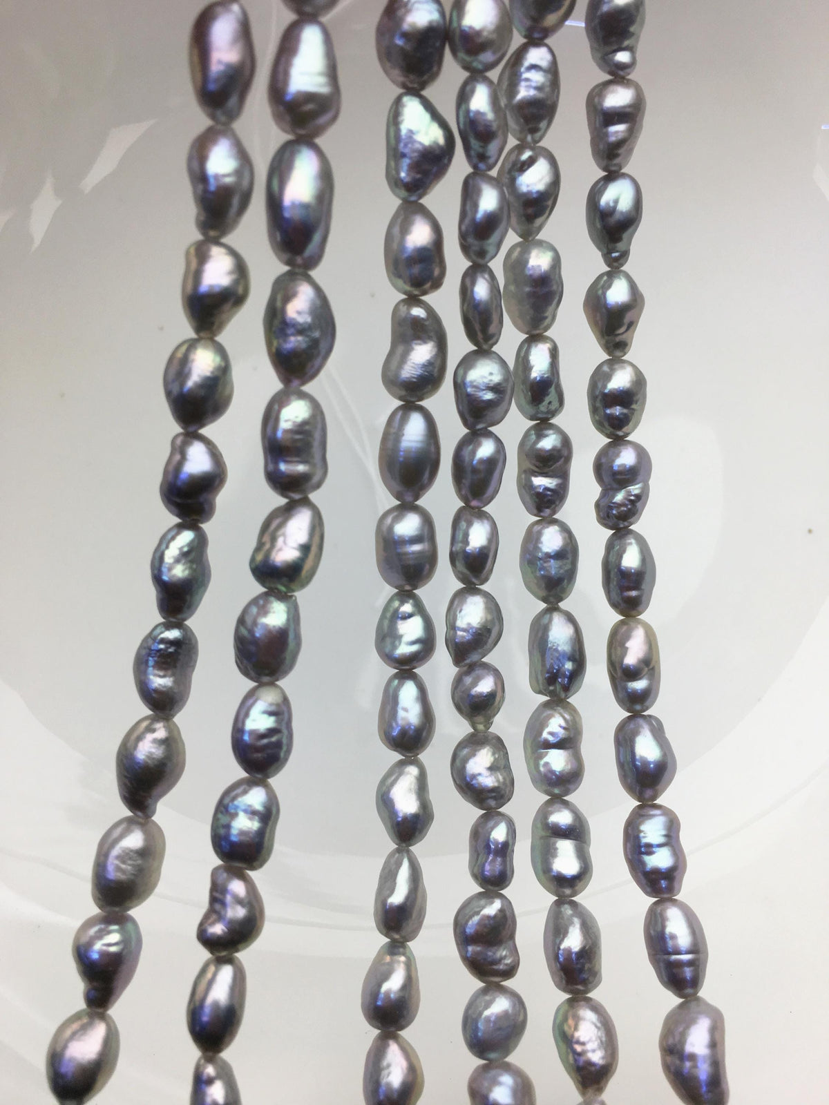 AAA 5-7mm gray baroque drop freshwater pearls,diy pearl beads,gift for her,Christmas,LR6-T9