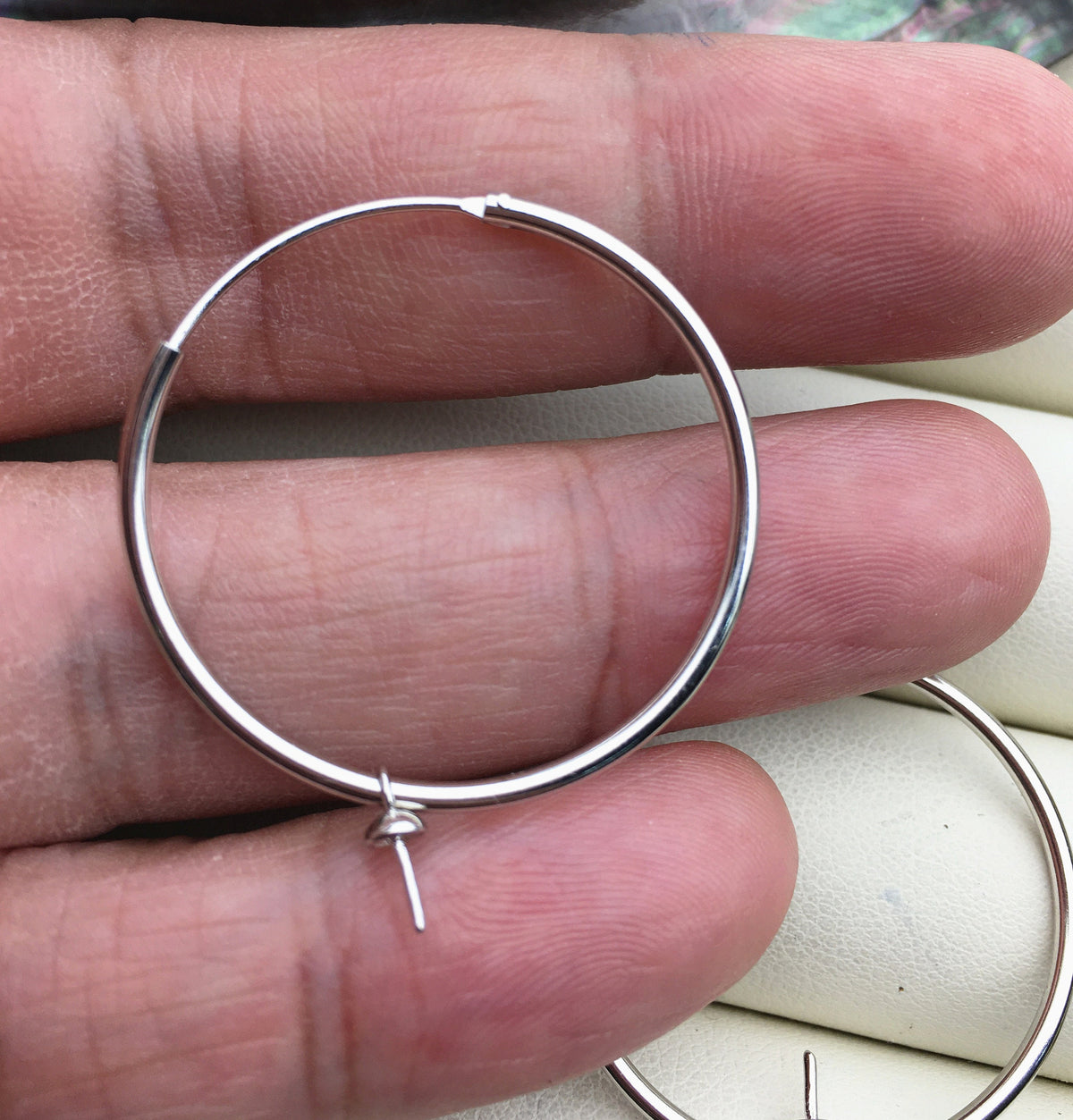 1 pc 1.2'' 925 sterling silver ear hook with loop,hooks findings , DIY earrings jewelry,ASL-ER-023