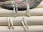 1 pair AA+ 3-5x25-30mm White Toothpick pearls Pair,for make dangle earrings,0.9mm side hole,ZS-127-62-40