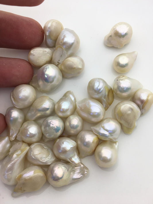 20pcs A 10-14mm Flameball Pearl,no hole,FL15-T2