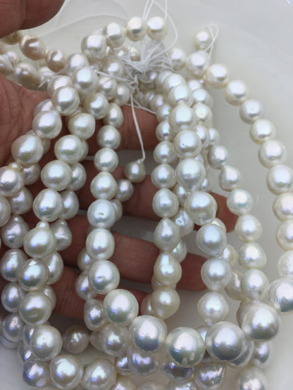 AA+ 10-12mm white teardrop Edison Freshwater Pearl,ED12-2A-5-34