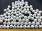 50pcs AA 7mm 1.6mm/2mm large hole white potato freshwater pearl,wholesale,fresh water loose pearl wholesale in bulk,CR7-2A-8