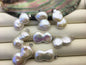 1pc AAA 13-16mm Big white Twins Coin freshwater Pearl pendant,NC1-T7