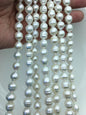 AA+ 9-11mm white circle drop Edison Freshwater Pearl,ED12-2A-5-46