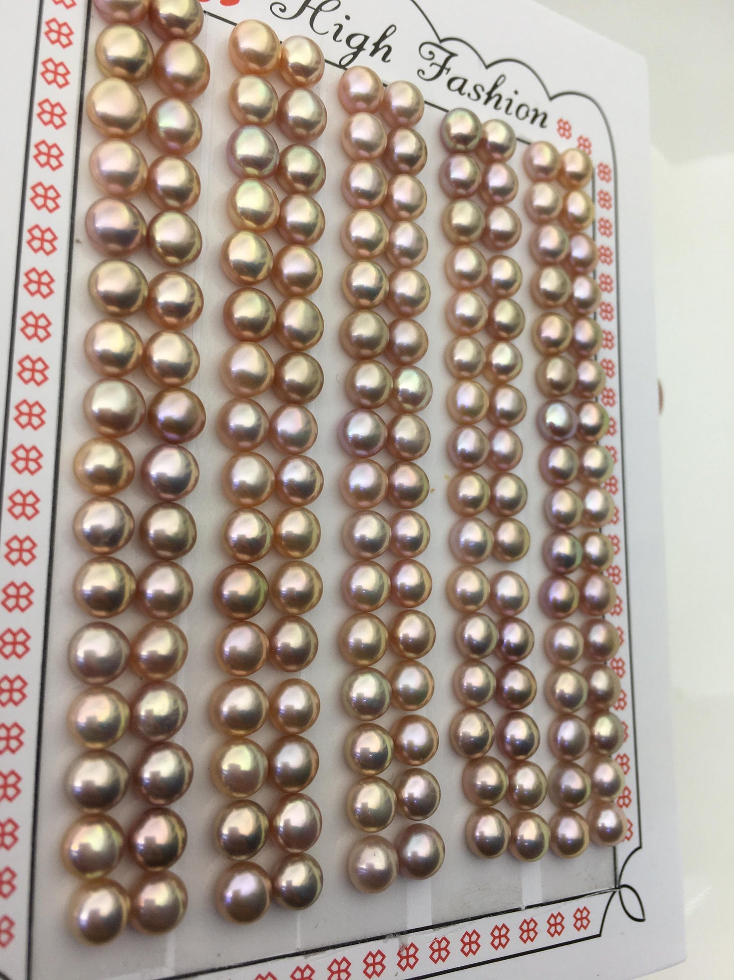 16 pairs AAA 4.5-5mm tiny purple rainbow button round freshwater pearl pairs,WHOLESALE,design for earrings,design for stud earrings,BTN4-T4