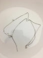 18'' Adjust s925 Sterling Silver 0.6mm Box chain Necklace With adjust Clasp,ASL-NC-6
