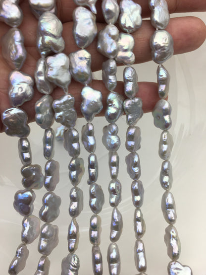 AAA 10-11mm Gray Butterfly Pearl,Freshwater pearl Butterfly, for your design,Cultured Pearls Maggie Designs,ZS-119-17