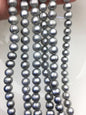 AA+ 8.3-9.2mm gray potato freshwater pearls,CR9-T3