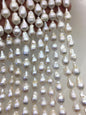15.5'' AA 9-11mm white flame ball pearl,FL15-2A-5-69