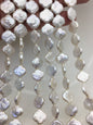 AA+ 14-15mm White baroque Freshwater Pearls , for your design,ZS-T8
