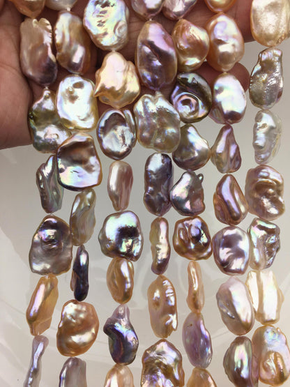 AAA 13-15mm natural pink purple keshi Freshwater Pearl,DIY Loose Freshwater Pearl,wholesale price,china wholesale pearl,ZS-200-121-4