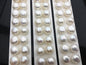 Rare!AAA 13-13.5mm High Luster Thick Skin button freshwater pearls,round button pearl pairs,pearl earring,pearl stud,BTN13-3A-5