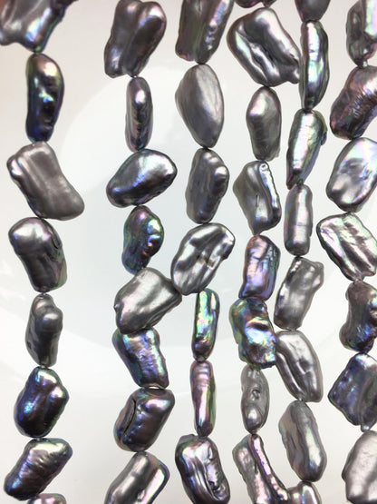 30% OFF AAA Gray Biwa keshi Freshwater Pearl,Loose Freshwater Pearl,ZS-200-86