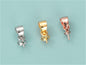 5pcs/10pcs 3mmx11mm Silver/Gold/Rose Gold S925 Sterling Silver Bail Pin w/Cup Pearl Charm Pendant Connector 3mm cap Findings,ASL-P-001