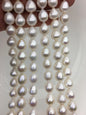 AA+ 10-11mm white short teardrop freshwater pearls,LR11-T1