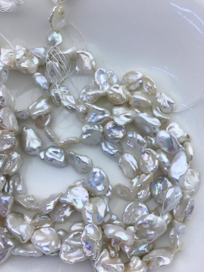 AA+ 14-17mm white keshi Freshwater Pearl,DIY Loose Freshwater Pearl,wholesale price,china wholesale pearl,ZS-200-88