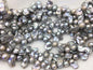 15.5'' A 12-15mm gray flame ball pearl,FL15-2A-5-57