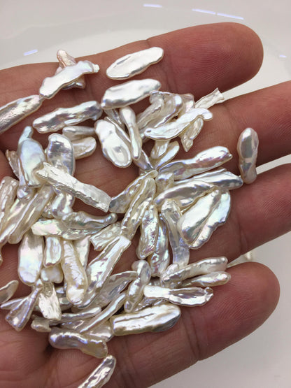 52 grams AAA 3-7mm Small white keshi pearls,loose pearl beads,no hole,ZS-127-1-7