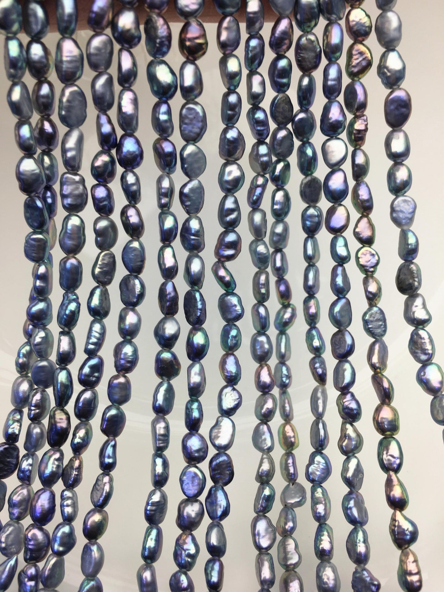 AAA- 4-5mm black blue nugget freshwater pearls,irregular nugget freshwater pearl strand,LM4-3A-6