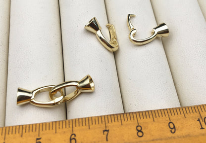 1pc Silver / Gold Color Sterling Silver Clasps,WHOLESALE,ASL-CL-019