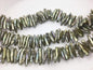 AA+ 4-6mm green Biwa Pearl Necklace,Genuine Fresh Water Pearl,Wedding Necklace,Mothers Day,ZS-80-10-35