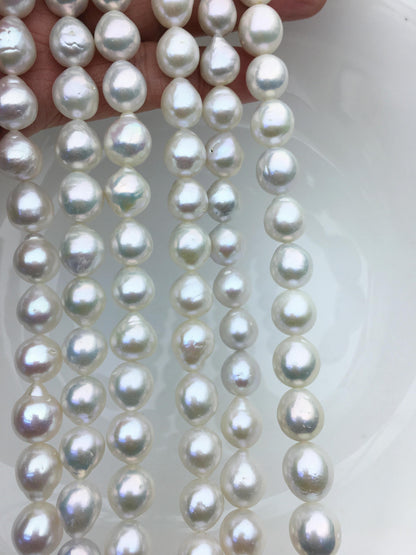 AA+ 10-12mm white teardrop Edison Freshwater Pearl,ED12-2A-5-34