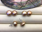 1 pair AAA 10-11mm Brown Stud Earrings,Sterling Silver,Wedding,classic pearl studs,SE1-T40