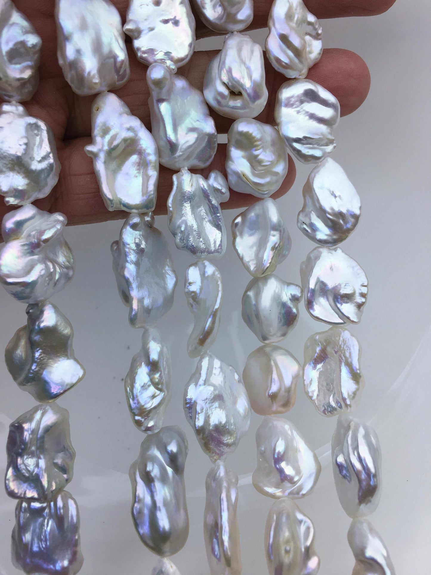 AA+ 14-17mm white keshi Freshwater Pearl,DIY Loose Freshwater Pearl,wholesale price,china wholesale pearl,ZS-200-89
