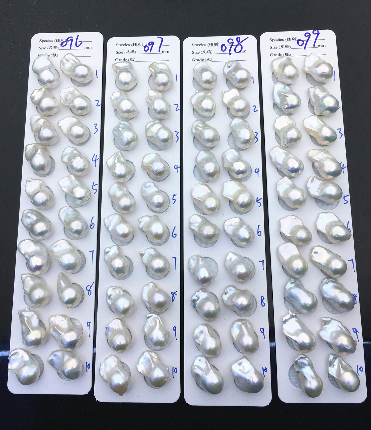 1 pair AAA 12-16x18-25mm White Flame ball Pearl Pairs-large Baroque freshwater pearl pairs,Fire Ball Pearl,FL15-3A-8-51