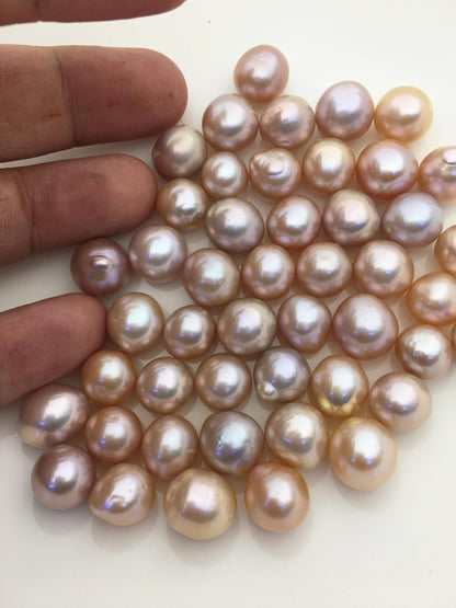 47pcs AAA/AA+ 10-12mm natural color drop Edison Freshwater Pearl,no hole,ED11-T1-8
