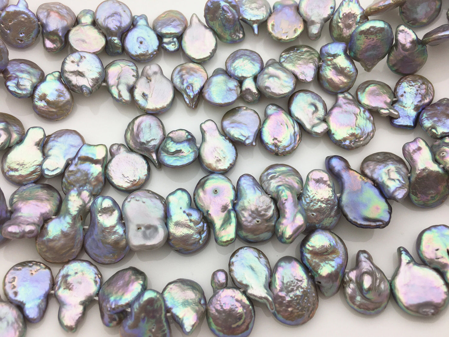 AA 10-11mm Gray Coin freshwater Pearl,COIN10-T1