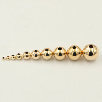 30pcs 14k goldfilled 2mm 3mm Round Beads,14k GF Spacer Beads,AGF-OTH-006