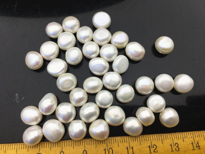 40pcs AAA 8.4-9.3mm white nugget freshwater pearls,cultured freshwater baroque pearl bead string,LM9-3A-3