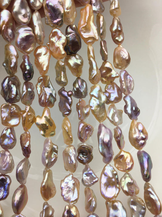 AAA 11-13mm natural pink purple keshi Freshwater Pearl,DIY Loose Freshwater Pearl,ZS-200-121-18