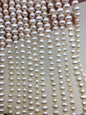 AAA- 5-6mm white potato freshwater pearls bead strand supply from China,loose pearl string wholesale in bulk,CR5-2A-3