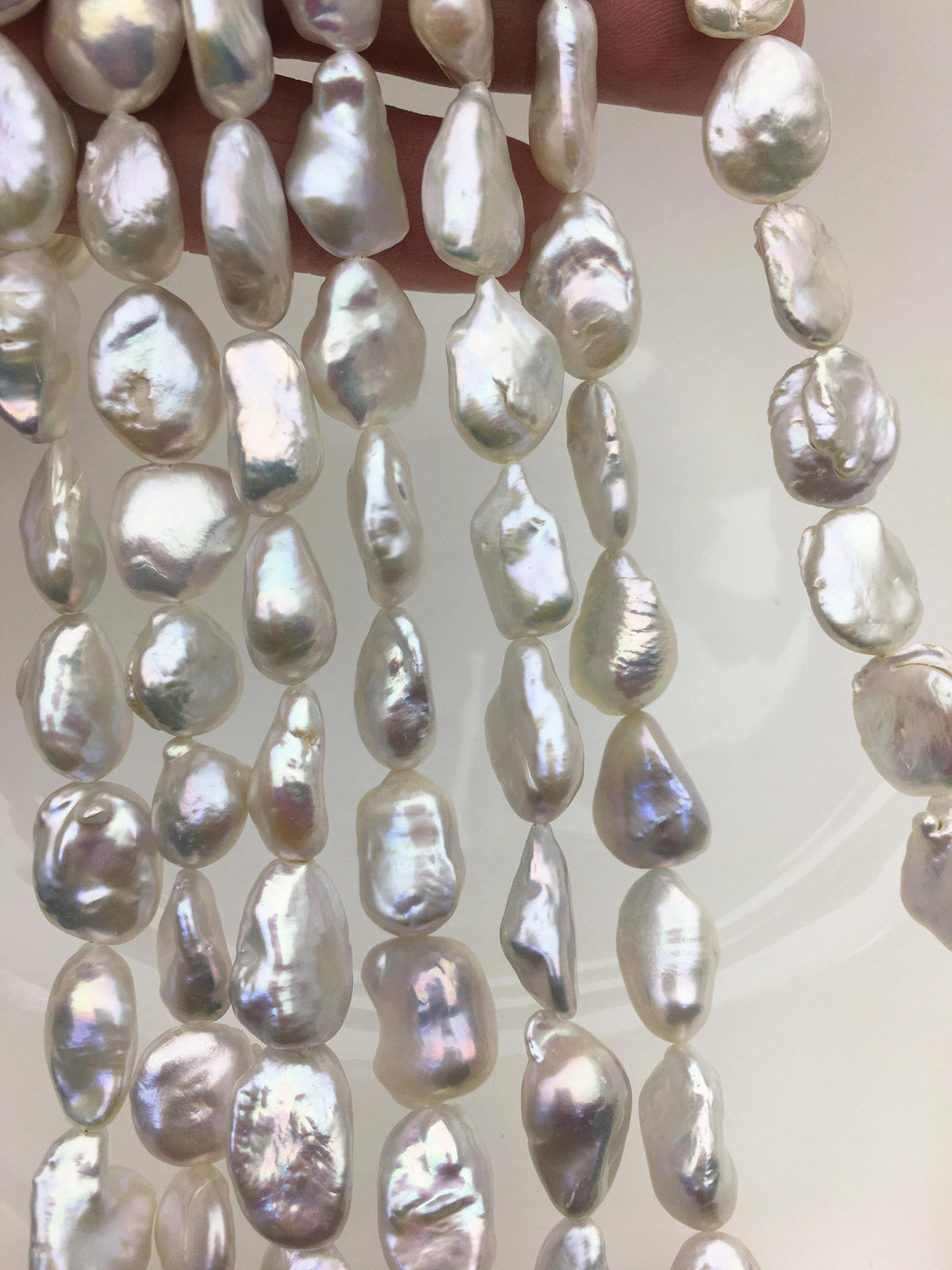 AA+ 11-13mm white keshi Freshwater Loose Pearl,ZS-200-69