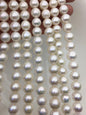 AA+ 11-13mm white round freshwater pearls,loose pearl beads,round pearl string,pearl necklace DIY jewelry material,RP11-2A-4