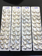 1 pair AAA 14-17x19-28mm White Flameball Pearl Pairs,0.9mm top half hole,Baroque Cultured Freshwater Pearl,flameball pearls,FL15-3A-8-40