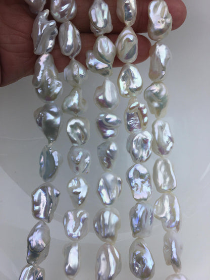 AA+ 11-14mm white thick long keshi Freshwater Pearl,DIY Loose Freshwater Pearl,wholesale price,china wholesale pearl,ZS-200-93