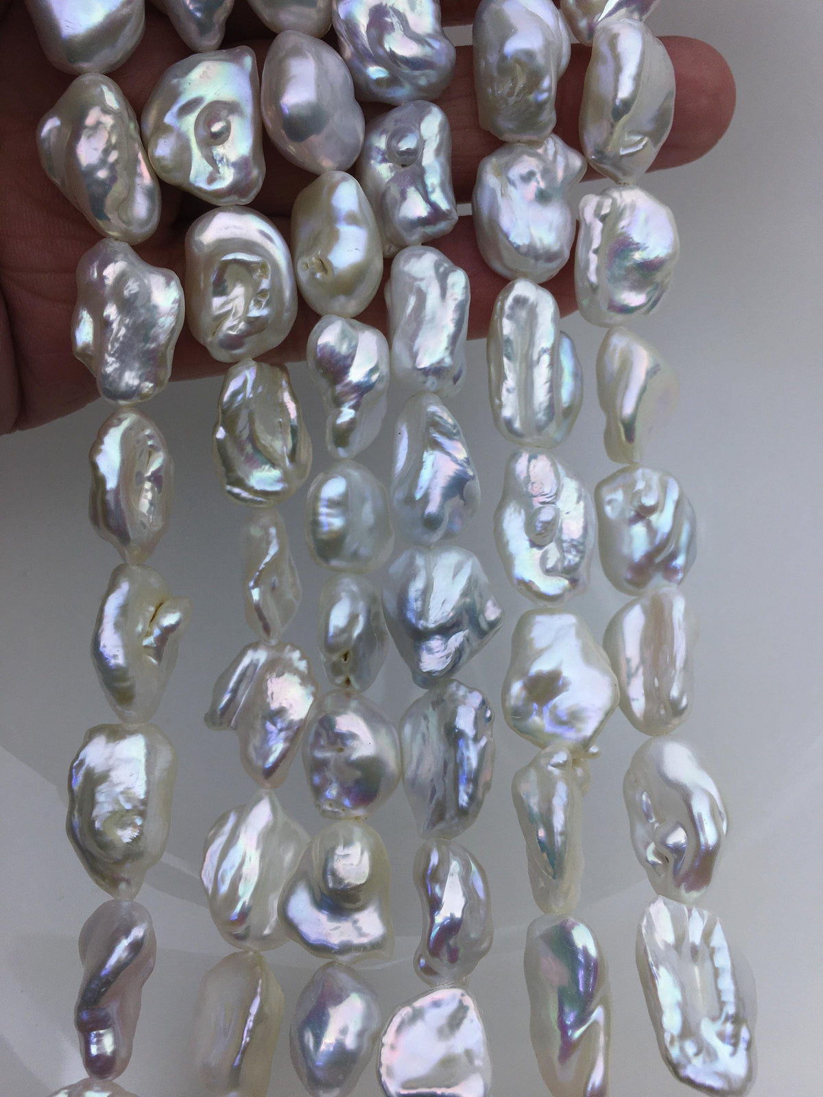 AA+ 10-13mm white thick long keshi Freshwater Pearl,DIY Loose Freshwater Pearl,wholesale price,china wholesale pearl,ZS-200-97