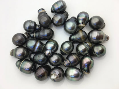 12-14mm Huge Teardrop Drop Tahitian Pearl Leather Necklace,Pearl Leather Necklace,Black Pearl,Black Leather Pearl necklace,Le11-019
